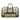 Light Green Burberry House Check Canvas Travel Bag