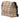 Beige Burberry House Check Coated Canvas Flap Crossbody