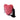Red Saint Laurent Calfskin Monogram Sac Coeur Tassel Crossbody