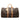 Brown Louis Vuitton Monogram Keepall 55 Travel Bag