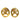 Gold Chanel CC Gold Plated Round Clip On Earrings