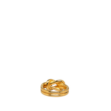 Gold Hermes Regate Scarf Ring