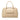 Beige Burberry Leather Front Pocket Handbag
