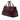 Burgundy Gucci Microguccissima Brogue Duilio Boston Bag