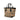 Beige Burberry Haymarket Check Coated Canvas Tote