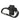 Black Louis Vuitton Monogram Eclipse Utility Belt Bag