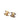 Gold Chanel CC Gold Plated Turn Lock Clip on Earrings