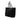 Black Prada Neoprene Logo Shopping Tote