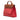 Red Hermès Toile Herbag Zip 31 Satchel