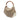 Beige Gucci GG Canvas Peggy Bamboo Hobo Satchel