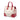 Beige Prada Saffiano Trimmed Canvas Canapa Logo Satchel