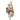 Gold Chanel Small Metallic Calfskin Coco Pleats Drawstring Backpack - Designer Revival