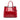 Red Prada Medium Saffiano Vernice Double Satchel