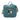 Blue Dior Micro Lambskin Cannage Lady Dior Vanity Case Satchel