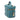 Blue Dior Micro Lambskin Cannage Lady Dior Vanity Case Satchel