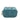 Blue Dior Micro Lambskin Cannage Lady Dior Vanity Case Satchel