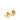 Gold Chanel CC Gold Plated Oval Clip On Earrings