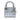 Silver Dior Micro Metallic Patent Microcannage Lady Dior Satchel