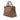 Brown Burberry Medium Calfskin and House Check Banner Satchel