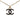 Gold Chanel CC Gold Plated Enamel Pendant Necklace