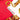 Red Hermès Festival des Amazones Silk Scarf 90 Scarves