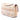 Beige Chanel Medium Classic Tweed Double Flap Shoulder Bag