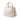 Gray Prada Small Denim Canapa Logo Satchel