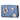 Blue Louis Vuitton Epi Denim Twist Azteque Wallet on Chain Crossbody Bag