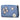 Blue Louis Vuitton Epi Denim Twist Azteque Wallet on Chain Crossbody Bag