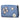 Blue Louis Vuitton Epi Denim Twist Azteque Wallet on Chain Crossbody Bag