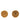Gold Chanel CC Gold Plated Round Clip On Earrings