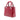 Red Dior Medium Patent Cannage Lady Dior Satchel