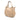 Beige Gucci Medium Guccissima Web Britt Satchel