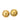 Gold Chanel CC Gold Plated Stud Button Clip On Earrings