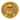 Gold Chanel CC Gold Plated Stud Button Clip On Earrings