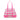 Pink Prada Striped Jacquard Tote