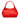 Red Bottega Veneta Nappa Intrecciato Parachute Tote