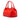 Red Bottega Veneta Nappa Intrecciato Parachute Tote