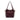 Red Burberry Small Derby Calfskin and House Check Canvas Canterbury Tote