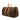 Brown Louis Vuitton Monogram Keepall Bandouliere 60 Travel Bag