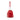 Red Saint Laurent Lambskin Teddy Drawstring Bucket Bag - Designer Revival