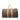 Brown Louis Vuitton Monogram Keepall 55 Travel Bag