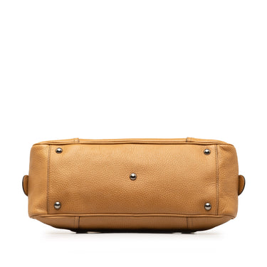 Tan Gucci Leather Princy Shoulder Bag - Designer Revival