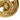 Gold Chanel CC Gold Plated Round Clip On Earrings