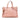Pink Gucci Leather Bamboo Tassel Satchel