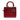 Red Dior Medium Patent Cannage Lady Dior Satchel