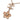 Gold Chanel Gold Plated Resin Rhinestone CC Flower Pendant Necklace - Designer Revival