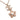 Gold Chanel Gold Plated Resin Rhinestone CC Flower Pendant Necklace - Designer Revival