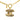 Gold Chanel Gold Plated Quilted CC Pendant Necklace