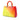 Yellow Dior Medium Gradient Calfskin Diorissimo Satchel